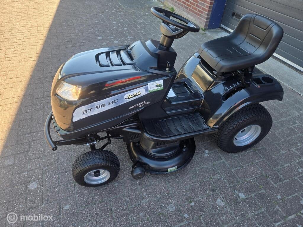 Zitmaaier alpina zijlosser/ mulch b&s Hydrostaat, Tuin en Terras, Zitmaaiers, Ophalen, Zo goed als nieuw, Mulchfunctie