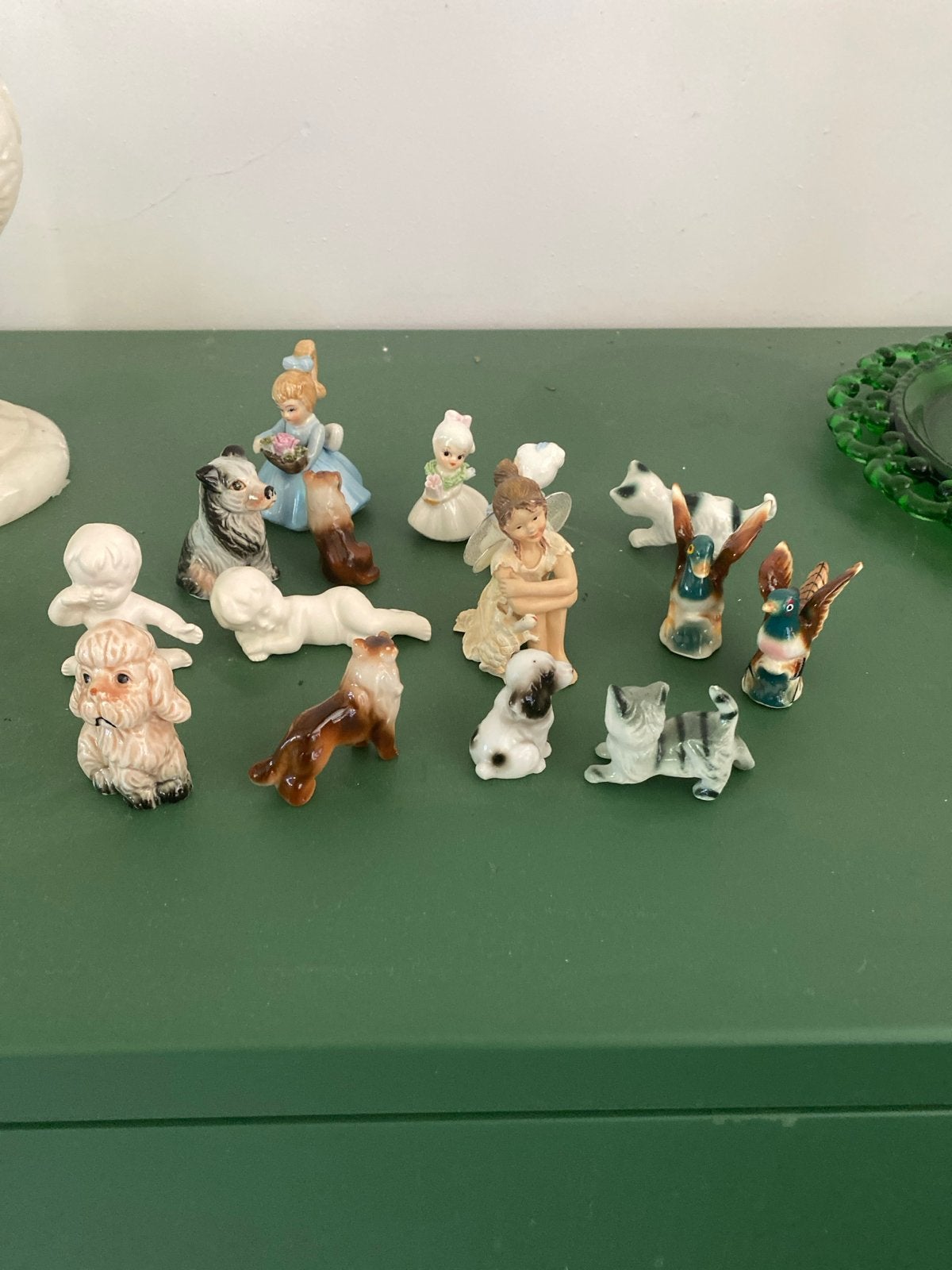Groep diverse beeldjes (voor in letterbak), Ophalen of Verzenden, Gebruikt, Dier