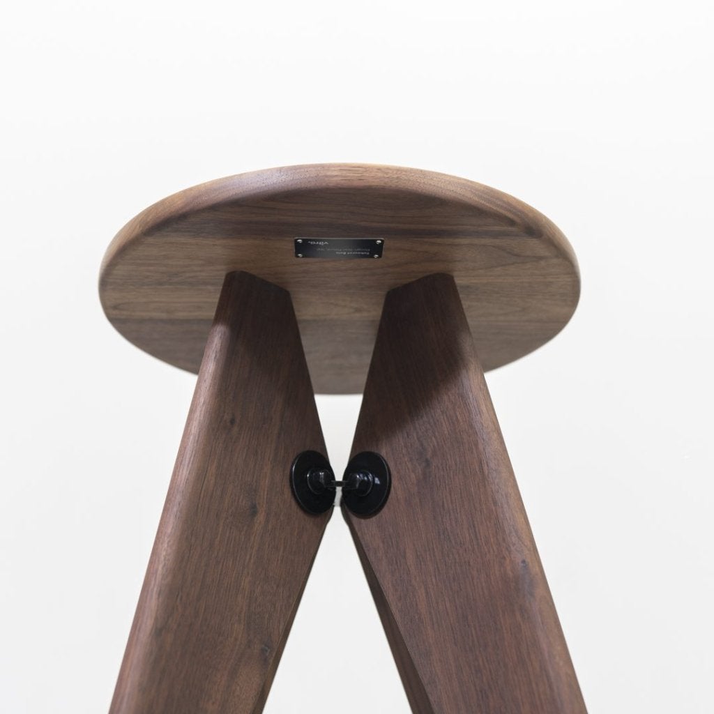 Vitra Tabouret Bois Kruk Donker Hout, Niet ingevuld, Zo goed als nieuw, Niet ingevuld, Niet ingevuld