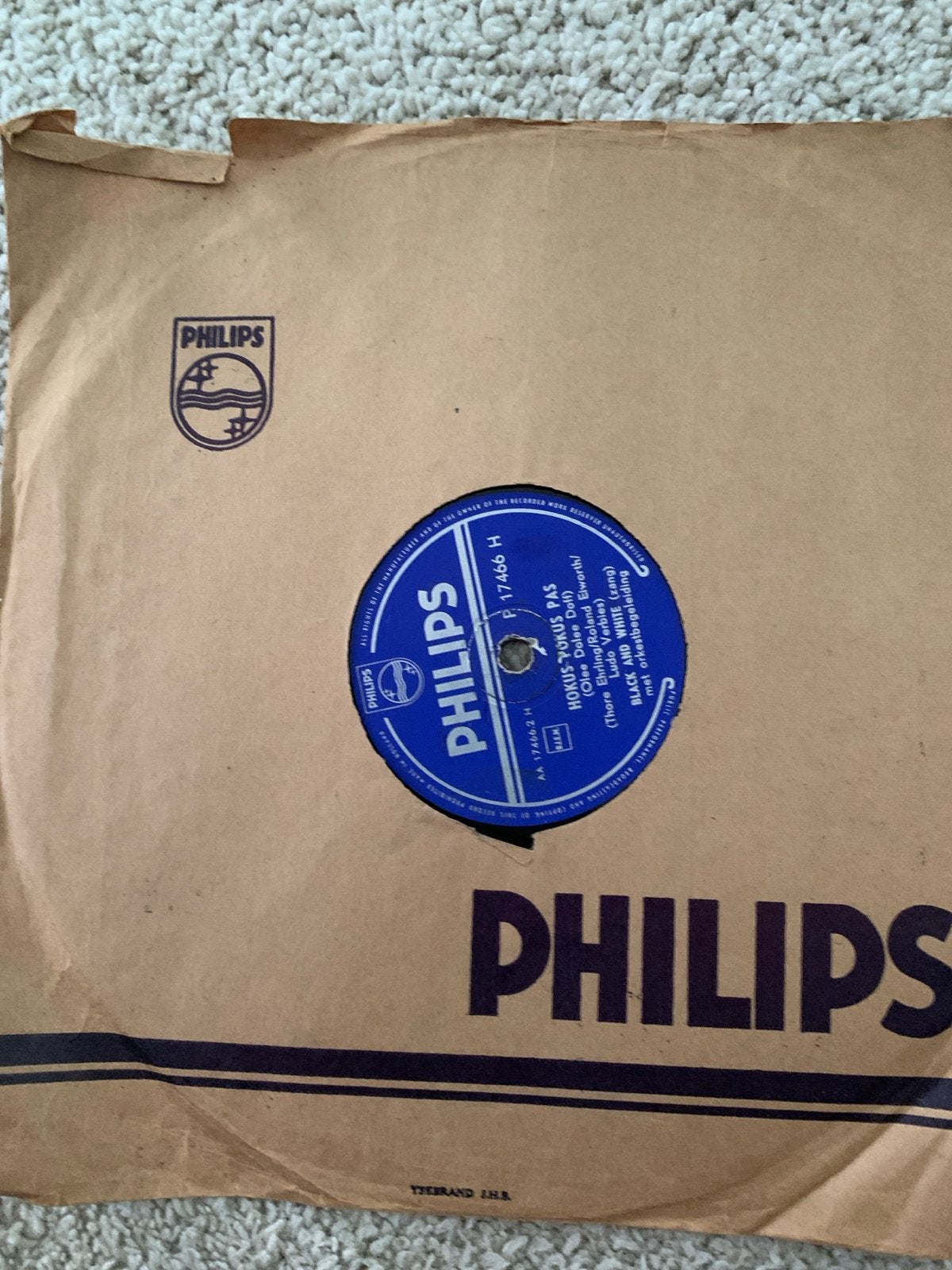 Philips 7 inch single - Wondrous 'Ponnie' Pas / Blonde Leent, Ophalen, Gebruikt, Overige genres, 7 inch