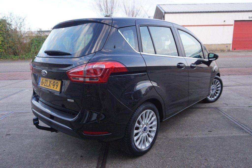 Ford B-Max 1.0 EcoBoost Titanium, Auto's, Ford, Voorwielaandrijving, Euro 5, Gebruikt, Zwart