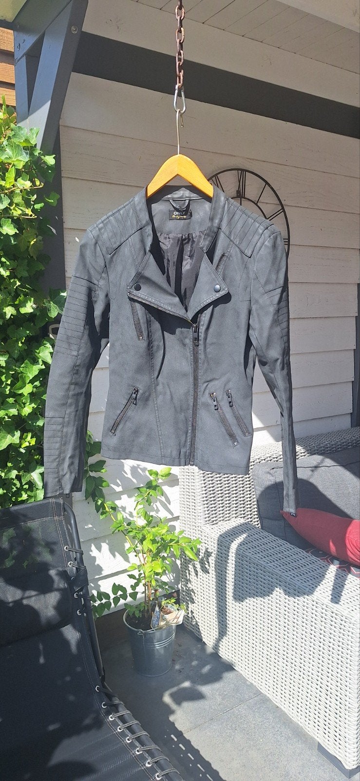 Stoere Only bikerjack - Zo goed als nieuw, Maat 38/40 (M), Only, Zwart, Ophalen of Verzenden
