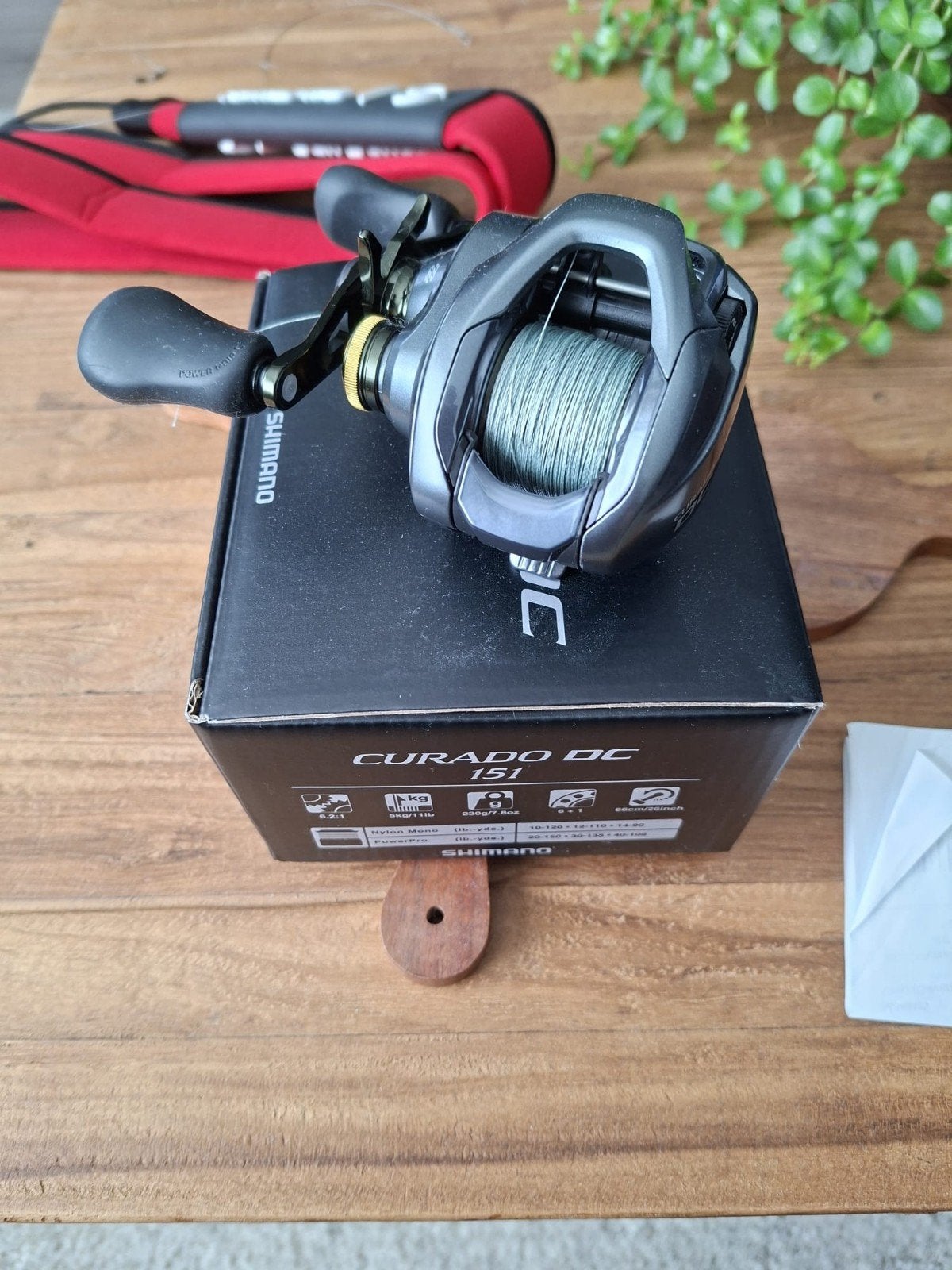 Shimano curado 151 DC, Ophalen of Verzenden, Zo goed als nieuw, Molen