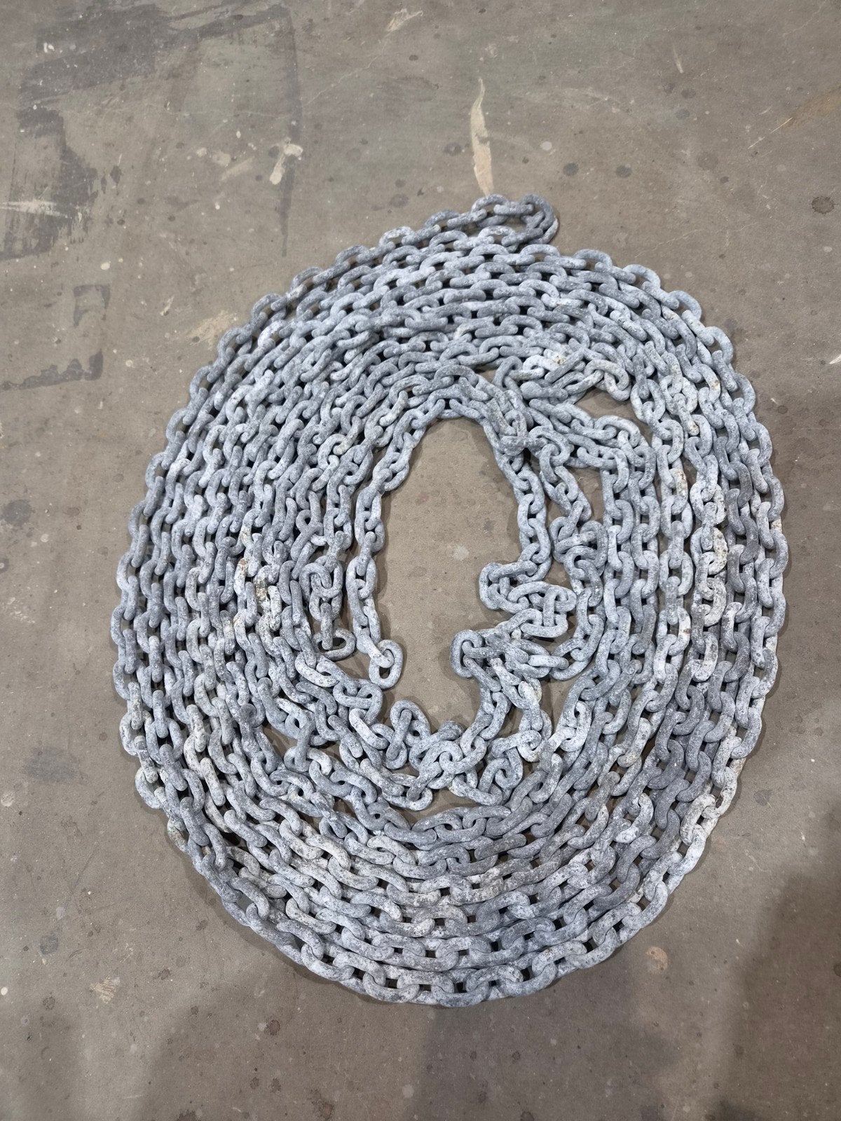 Ankerketting., Watersport en Boten, Ophalen