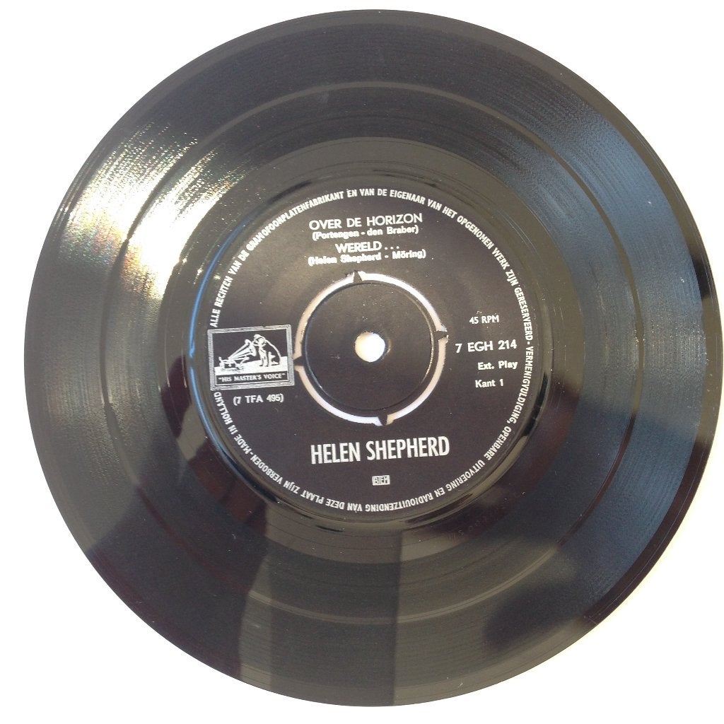 Helen Shepherd Over De Horizon 7" 1966 60s EP Songfestival, Gebruikt, 7 inch, Ophalen of Verzenden, EP