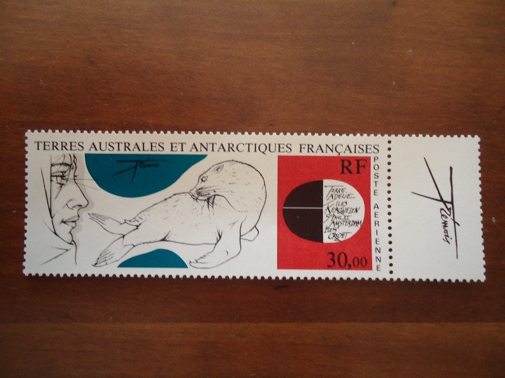 Dier zeehond Frans Antarctica 1985, mi. 205 postfris, Ophalen of Verzenden, Postfris, Dier of Natuur
