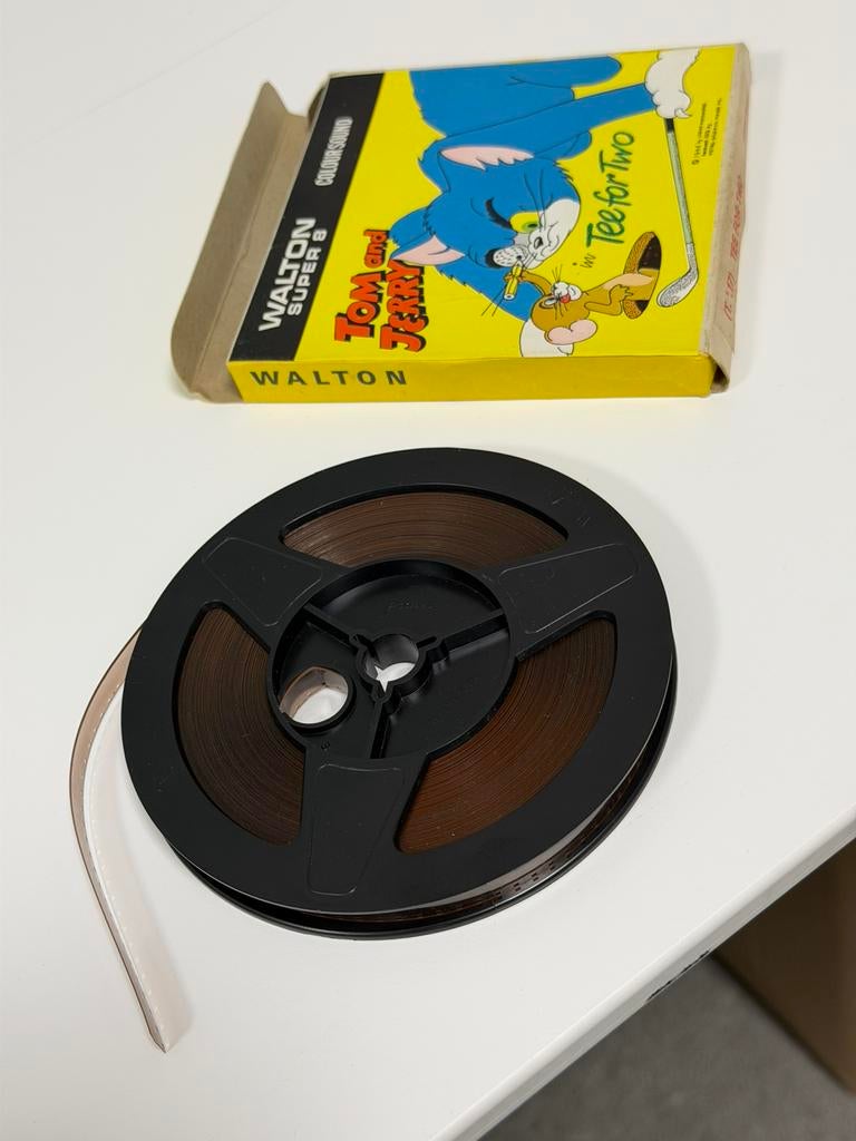 Walton Super 8 Tom Jerry Tee for Two 8mm film compleet boxed, Audio, Tv en Foto, Filmrollen, Ophalen of Verzenden, H, H, H