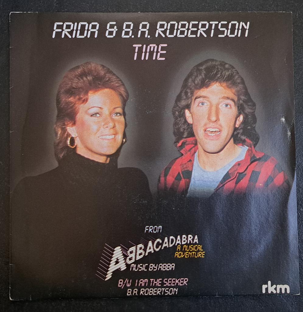 Frida / B.A. Robertson - time, Ophalen of Verzenden, Zo goed als nieuw, Pop