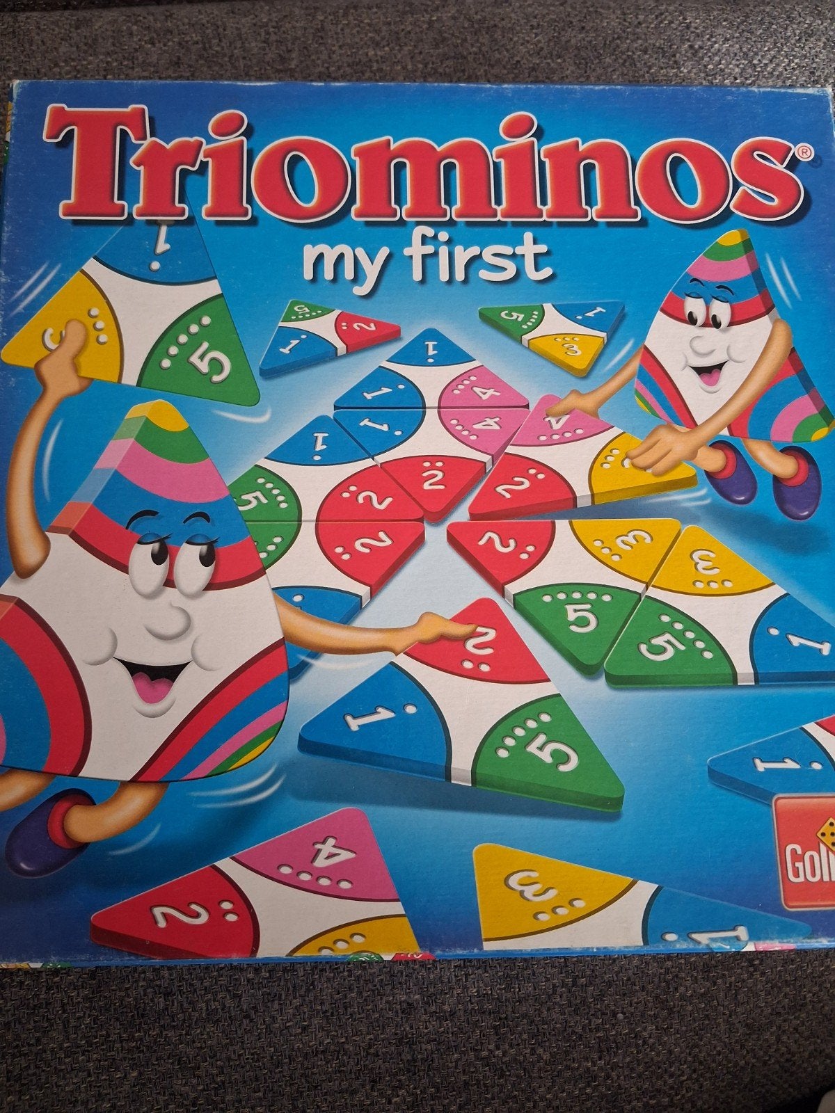 Triominos my first triominos Sinterklaas Verjaardag, Een of twee spelers, Ophalen of Verzenden, Zo goed als nieuw, Goliath