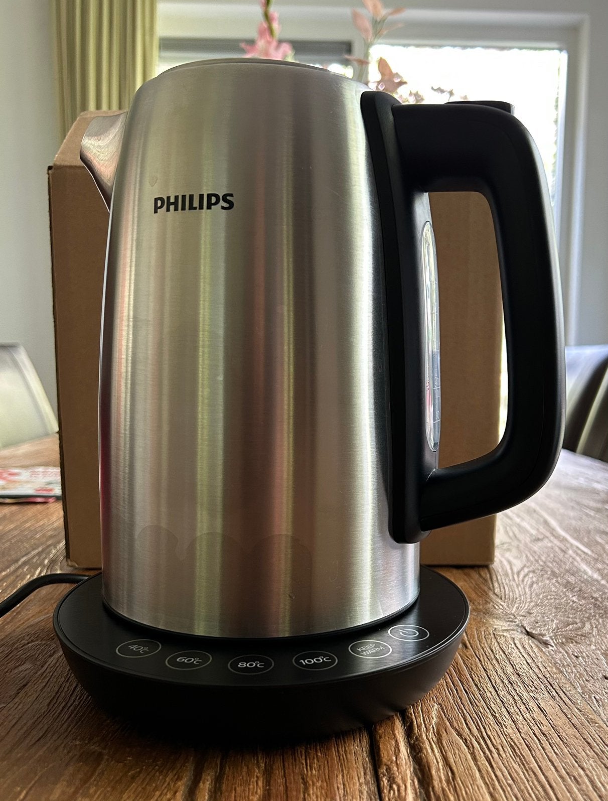 Philips waterkoker HD9359 Avance-collectie zonder PFAS, 1 tot 2 liter, Ophalen of Verzenden, Zo goed als nieuw