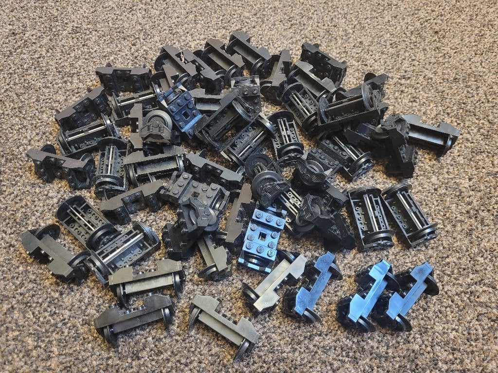 Partij P3=50x Lego trein wielen (Meerdere setjes)