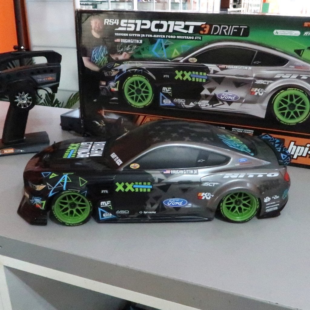 HPI RS4 Sport 3 Vaughn Gittin Jr Drift RTR | in Nieuwstaat, Flex Ltd., Zo goed als nieuw, https://flex.com/contact-us, Nobelstraat 10, 5807 GA Oostrum LB, Limburg, Nederland
