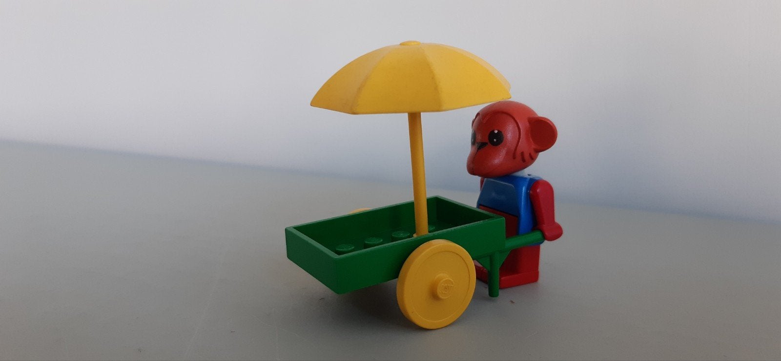 Lego Fabuland set 3604 Marc monkey and wheelbarrow, Gebruikt, Overige thema's, Lego, Ophalen of Verzenden