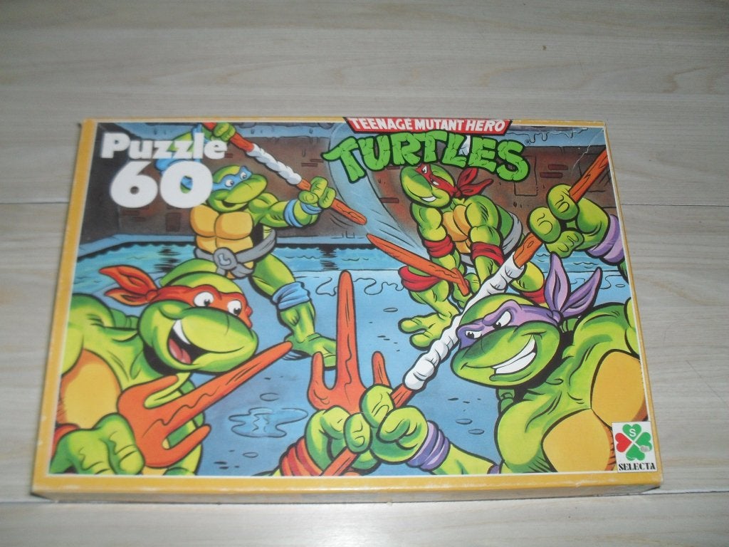 Turtles puzzle 60 stukken, Ophalen, Minder dan 500 stukjes, Gebruikt, Legpuzzel