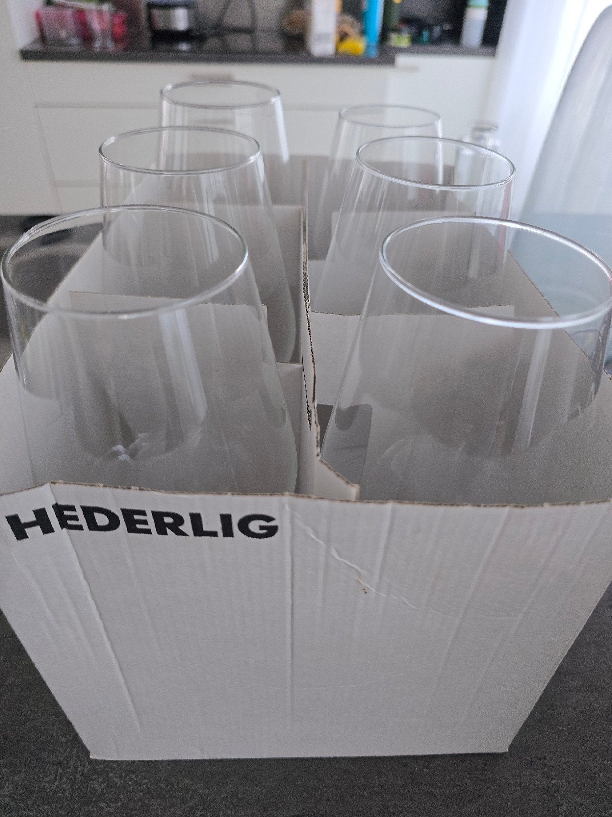 IKEA HEDERLIG wijnglazen - set van 6, Ophalen, Glas of Glazen, IKEA, Modern