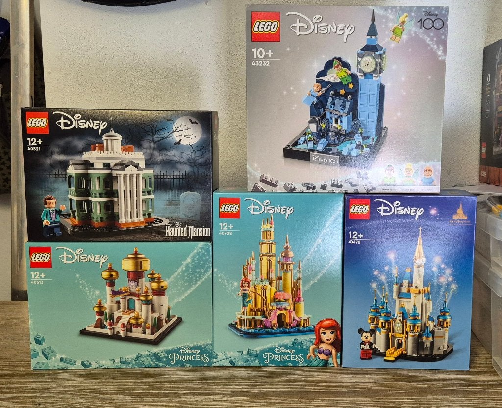 LEGO 5x Disney sets: 40521,4332,40708,40478 en 40612, Ongeopend/sealed, Verzenden, Lego, Nieuw