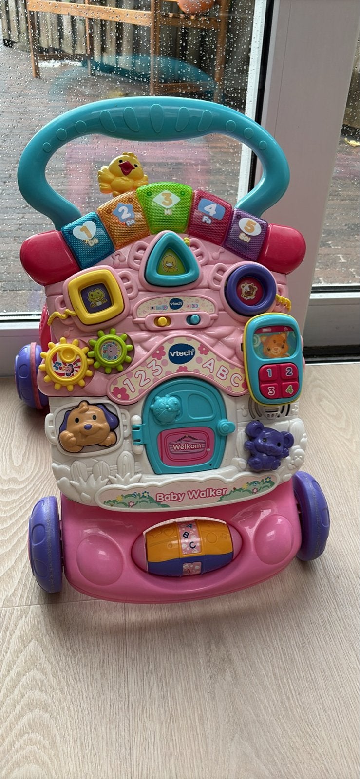 VTech Baby Walker Roze, Ophalen, Zo goed als nieuw, Overige typen, Met licht
