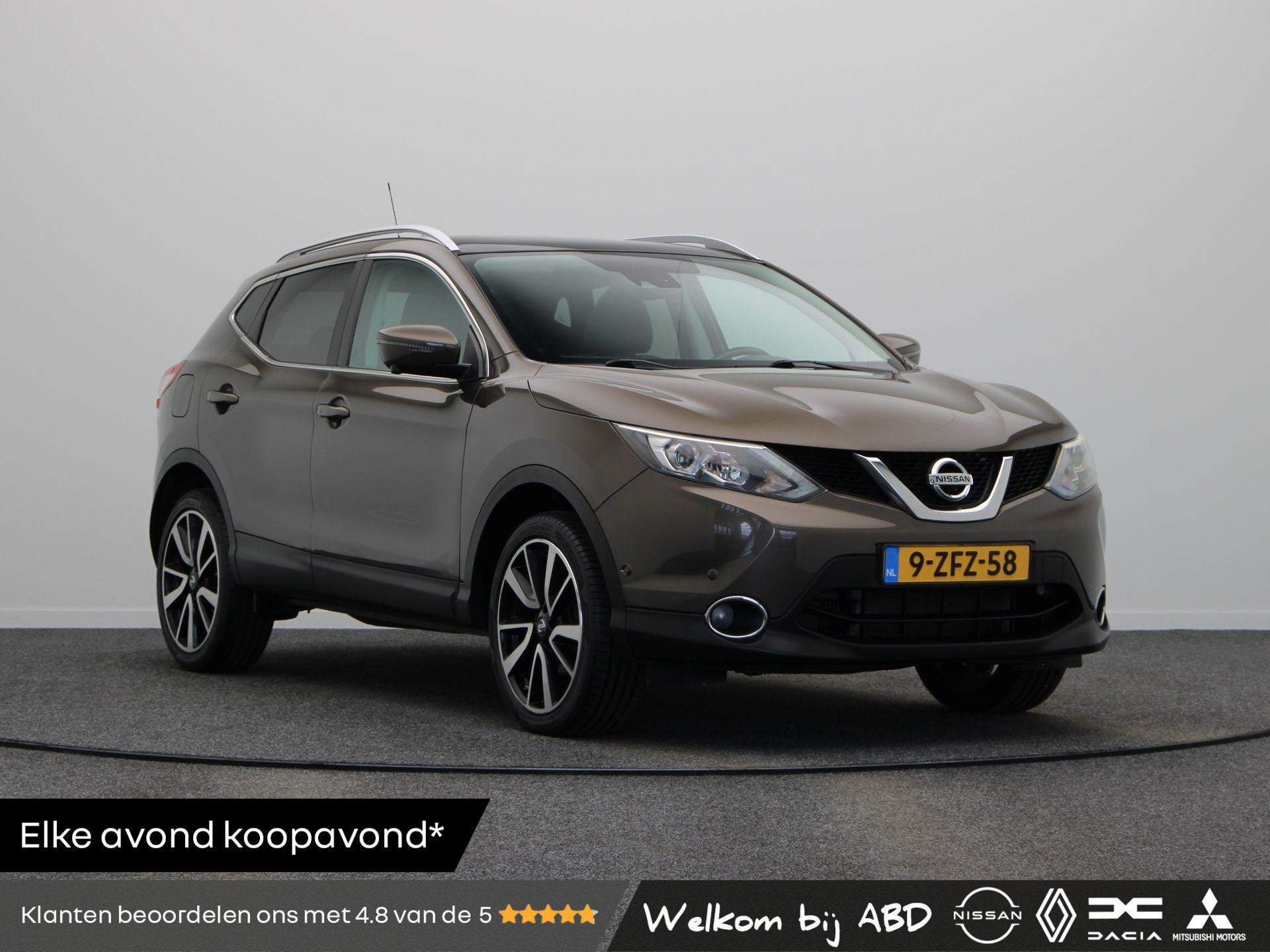 Nissan Qashqai 115pk Tekna | Trekhaak | lederen bekleding| p, Auto's, Nissan, Voorwielaandrijving, Gebruikt, Euro 6, 4 cilinders