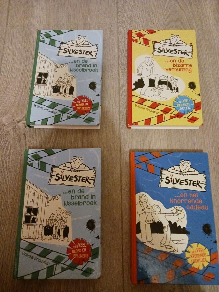 4 silvester boeken, Ophalen of Verzenden, Zo goed als nieuw