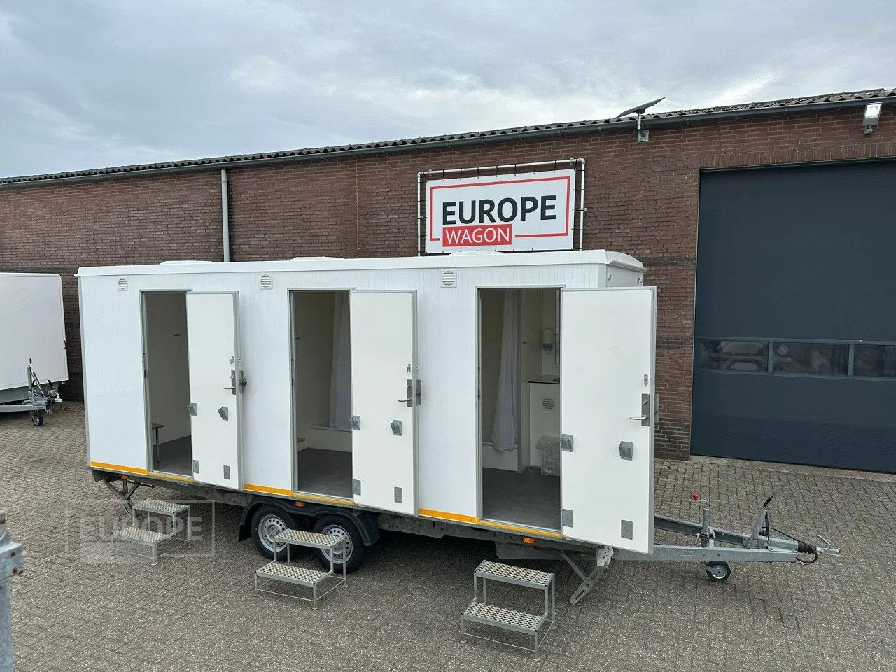 Mobiele badkamer SV660 3 ruimtes Scanvogn (bj 2014)