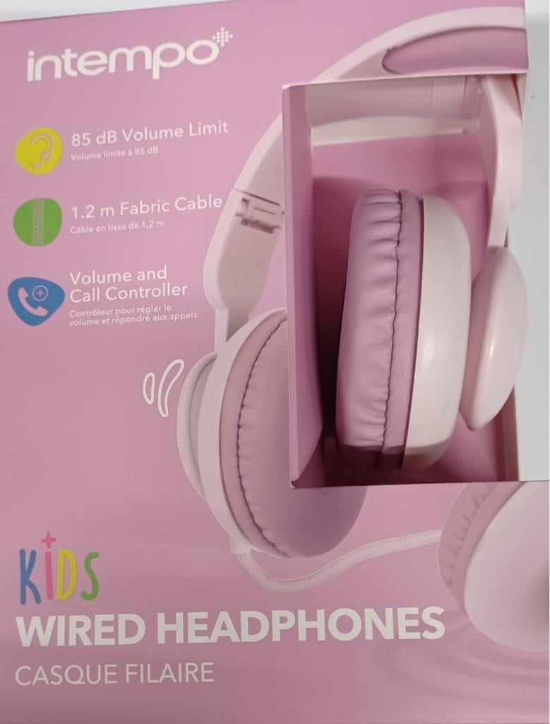 Intempo kinder koptelefoon 3.5 mm jack | diverse kleuren, Audio, Tv en Foto, Koptelefoons, Overige merken, Nieuw, Ophalen of Verzenden