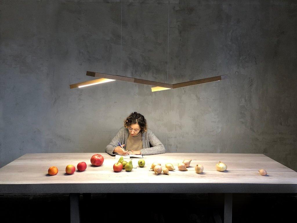 Hanglamp monklights, Ophalen, 50 tot 75 cm, Overige materialen, Zo goed als nieuw