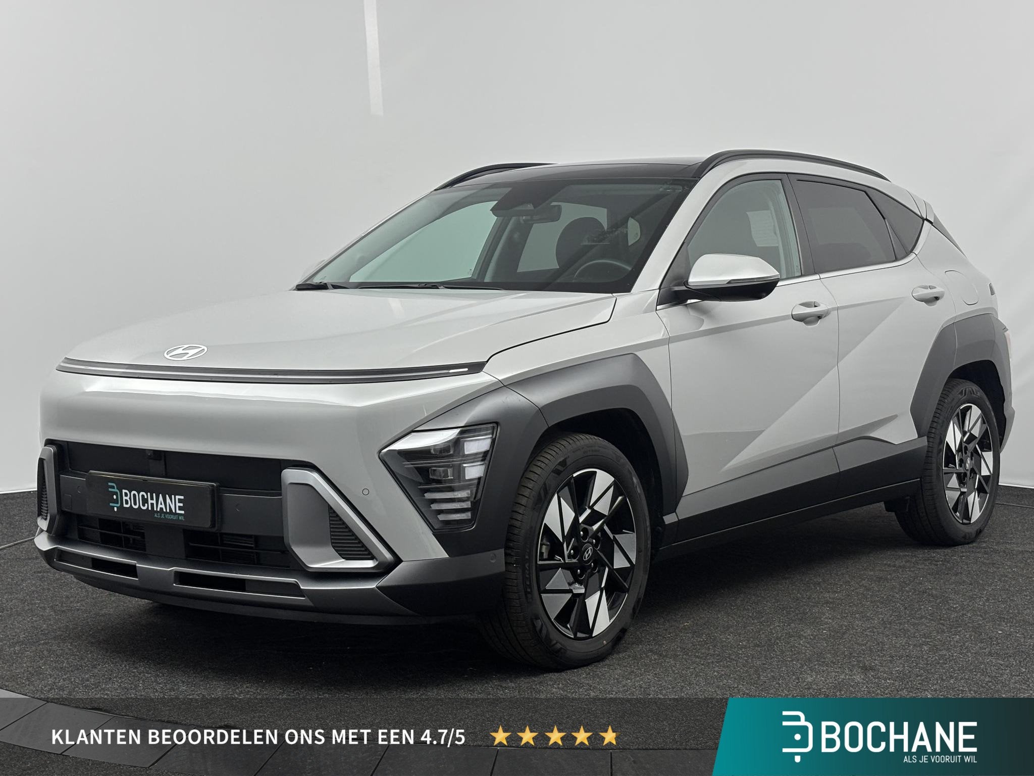 Hyundai Kona 1.6 GDI HEV Premium Sky | Leder | Schuif/Kantel