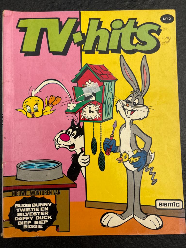 TV-hits Nr. 2 - Bugs Bunny, Tweety, Sylvester, Daffy Duck, Eén stripboek, Ophalen of Verzenden, Gelezen