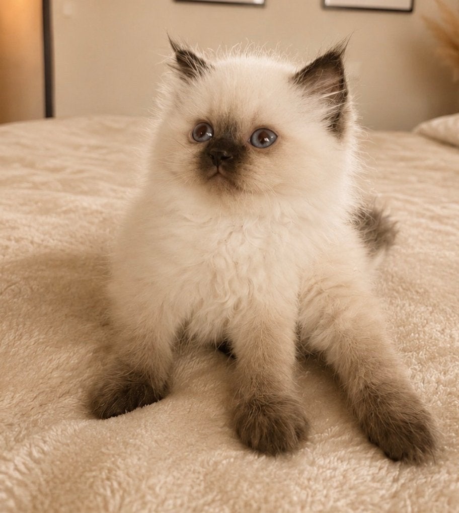 Britse langhaar kitten