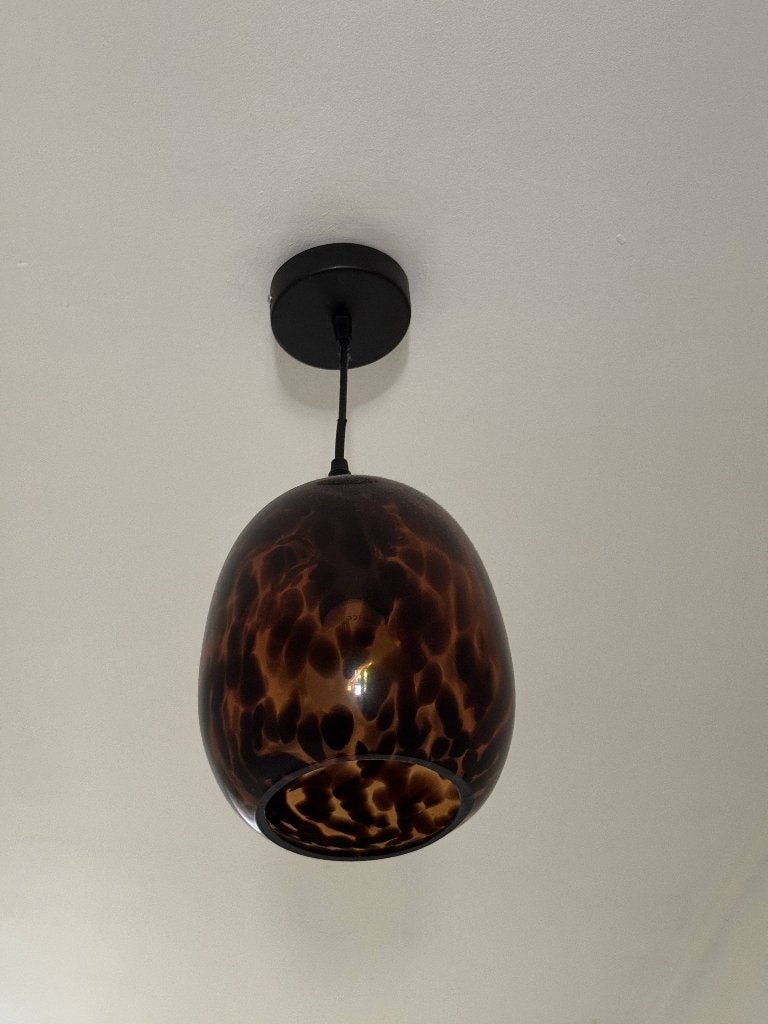 Hanglamp, tortoise, 18x18x25 cm, Ophalen, Zo goed als nieuw, Minder dan 100 cm
