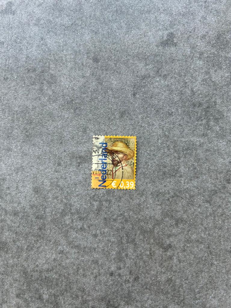 Nederlandse postzegel 2003 - Van Gogh Zelfportret, Ophalen of Verzenden, Na 1940, Gestempeld