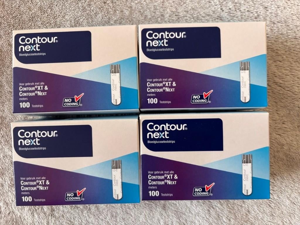 Ascensia Contour Next teststrips 4 x 100 strips VASTE PRIJS!, Diversen, Verpleegmiddelen, Nieuw, Ophalen of Verzenden