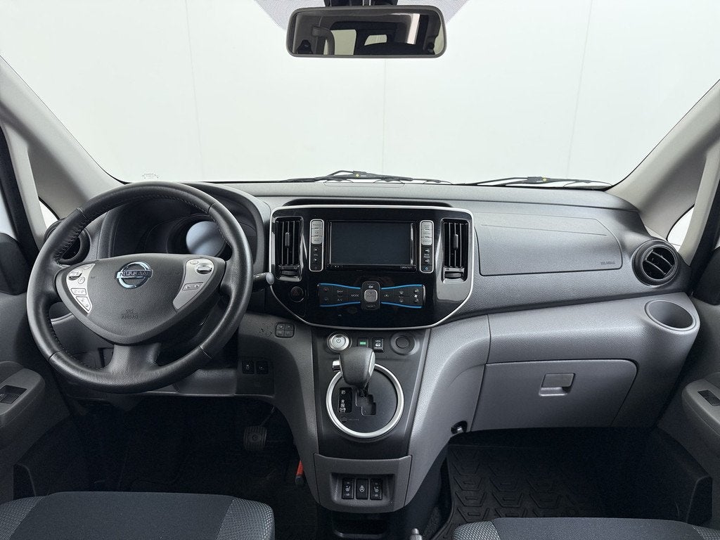 Nissan e-NV200 Evalia 7-Persoons SOH 93% 40kWh Camera Navi S, Stof, Gebruikt, Zwart, 38 min