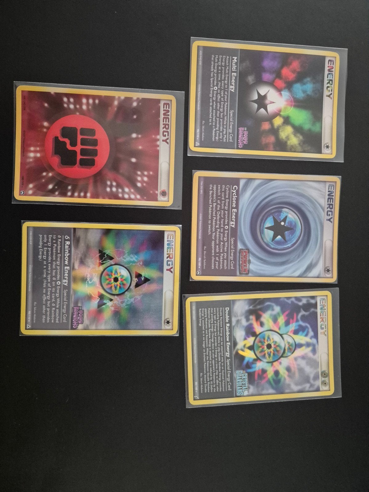 5 Pokémon Energiekaarten - Diverse Typen, Ophalen of Verzenden, Gebruikt, Meerdere kaarten