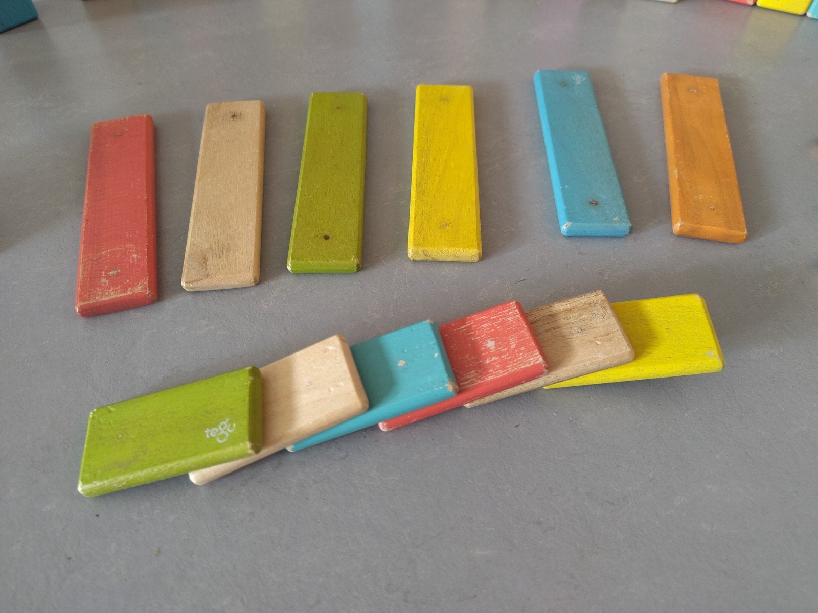 Tegu magnetisch houten bouwblokken set - 42-delig, Ophalen of Verzenden