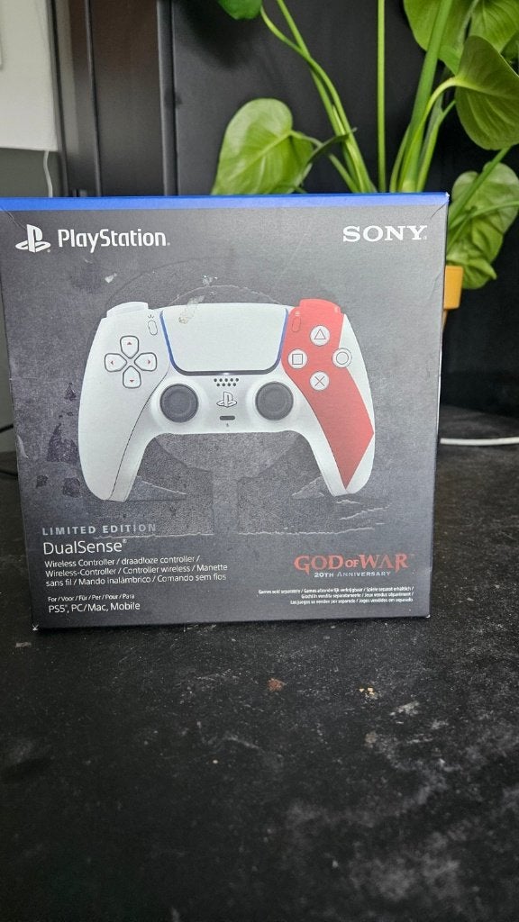 Sony PS5 DualSense God of War 20th Anniversary Limited, PlayStation 5, Nieuw, Ophalen of Verzenden, Controller
