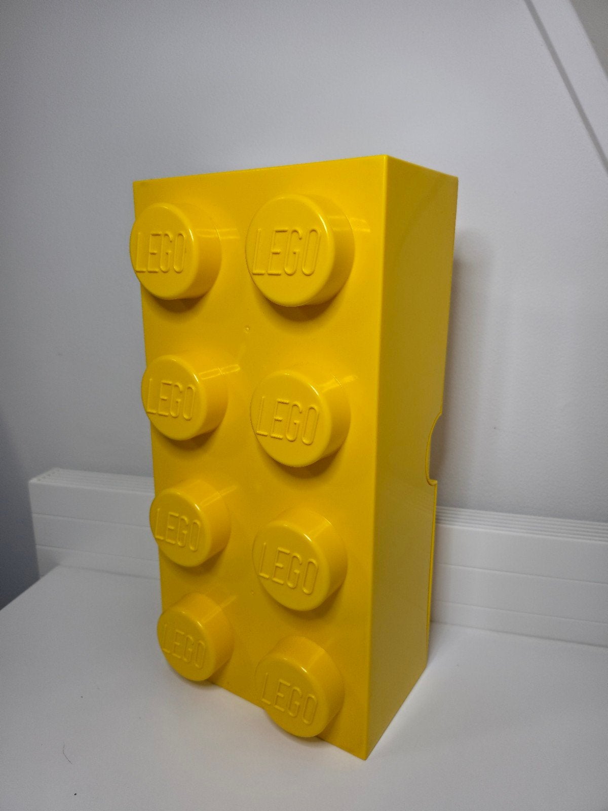 Mega LEGO Opbergbox Brick 8 noppen - Geel, Ophalen of Verzenden, Nieuw