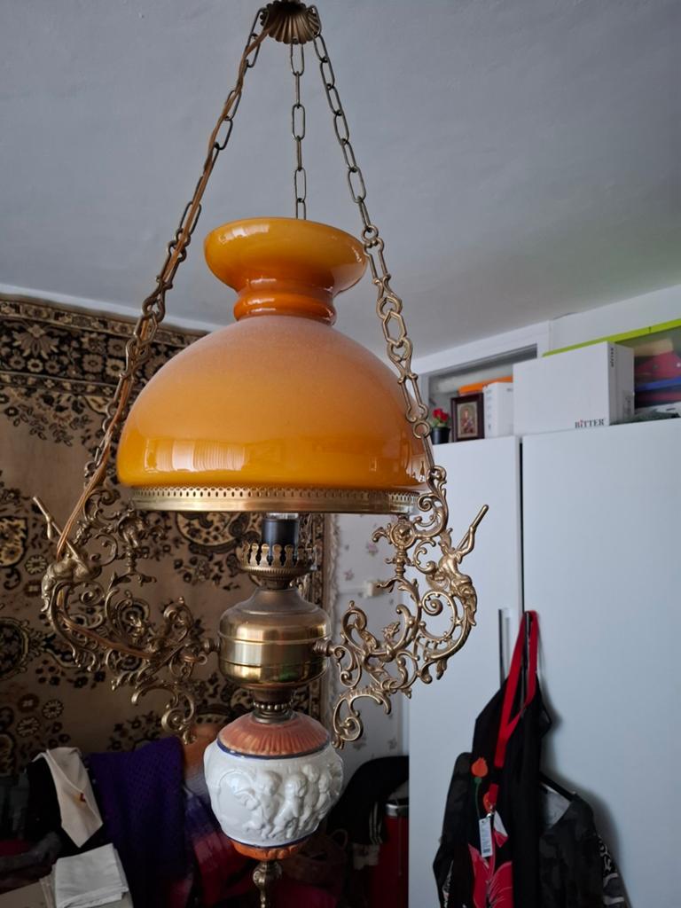 Vintage Hanglamp, Antiek en Kunst, Ophalen