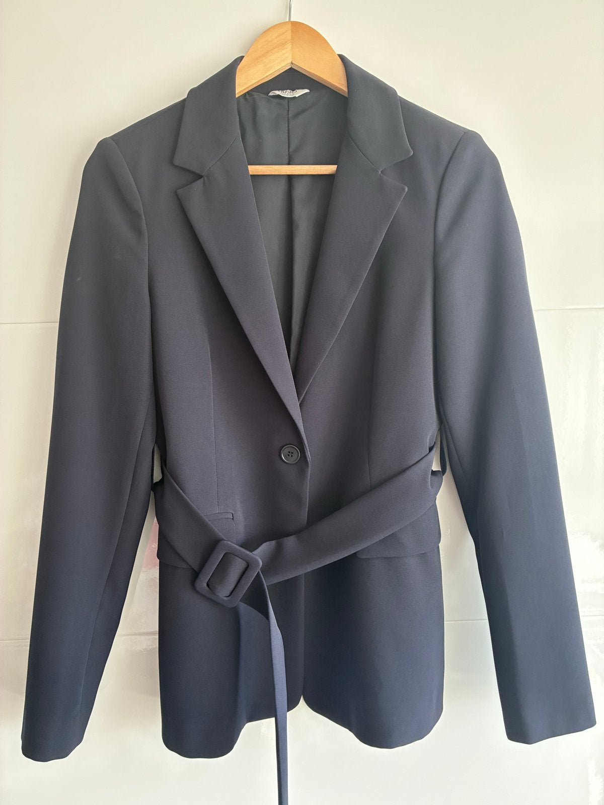 Liu Jo blazer met ceintuur - Maat M, Kleding | Dames, Maat 38/40 (M), Blauw, Ophalen of Verzenden, Zo goed als nieuw