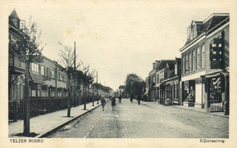Velzen Noord - Rijkstraatweg - ongelopen, Ophalen of Verzenden, Voor 1920, Ongelopen, Noord-Holland
