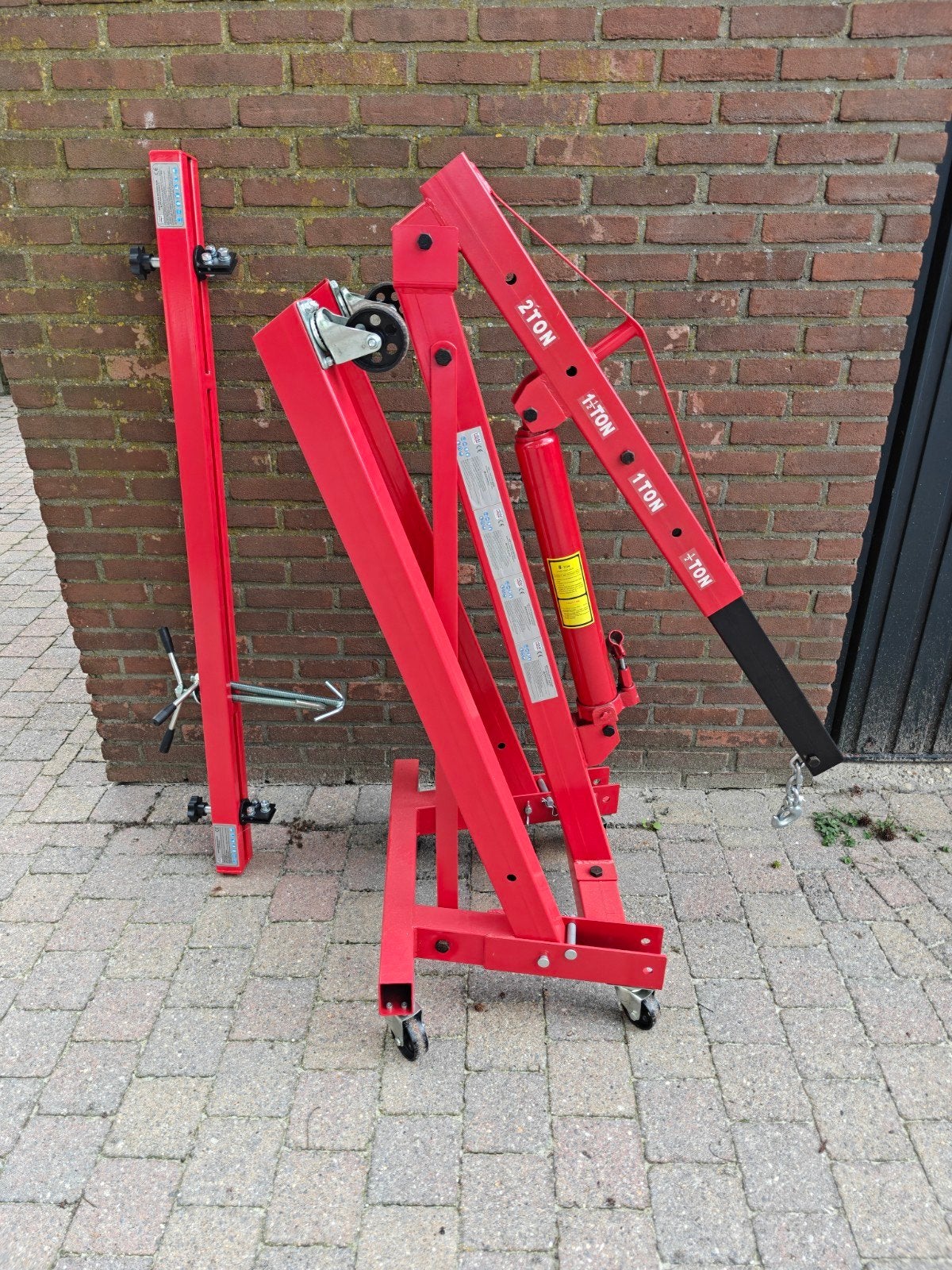 Werkplaatskraan 2 ton, Ophalen, Nieuw, Handmatig