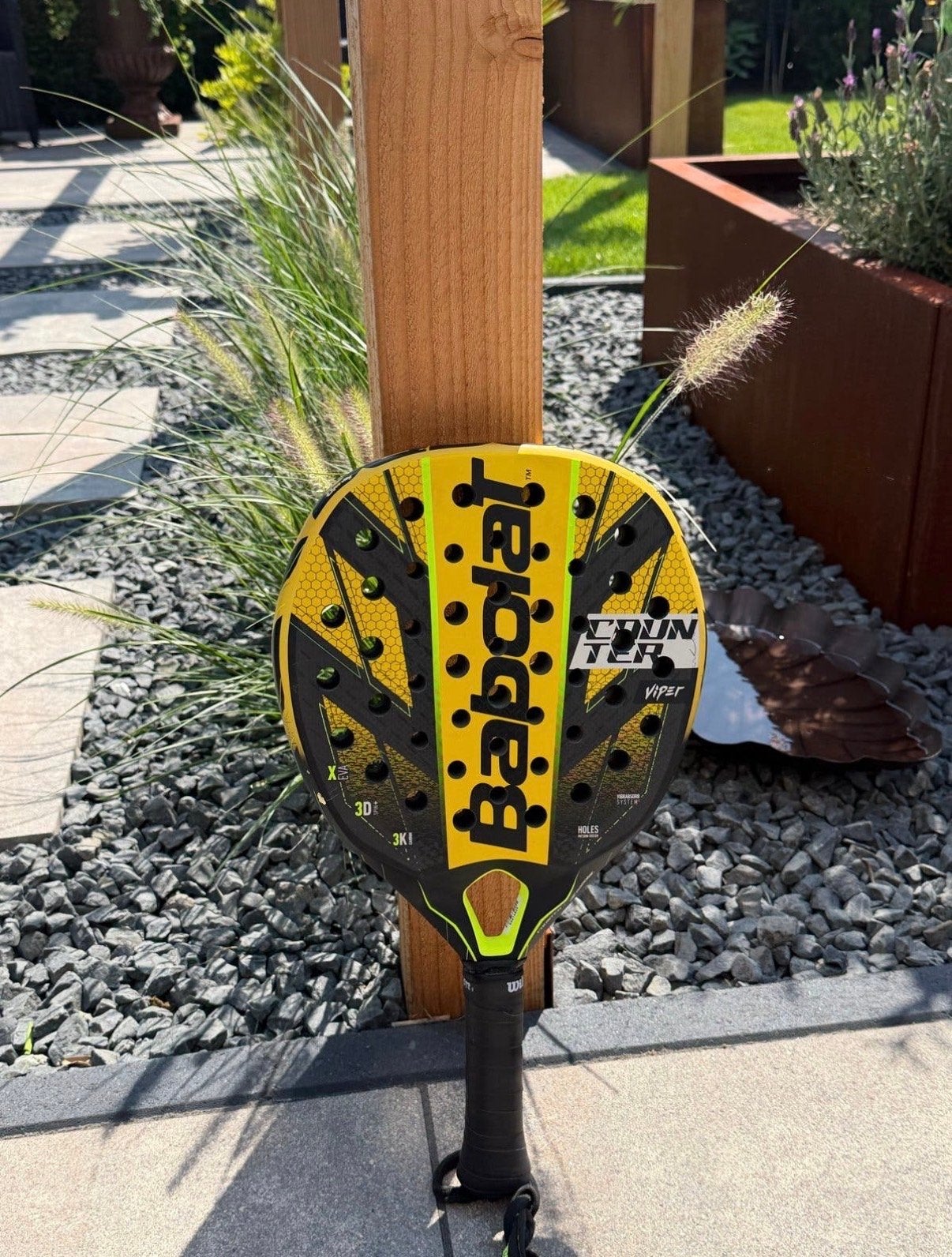 Babolat Counter Viper Padel Racket met Wilson grip, Ophalen of Verzenden, Gebruikt, Racket, Babolat