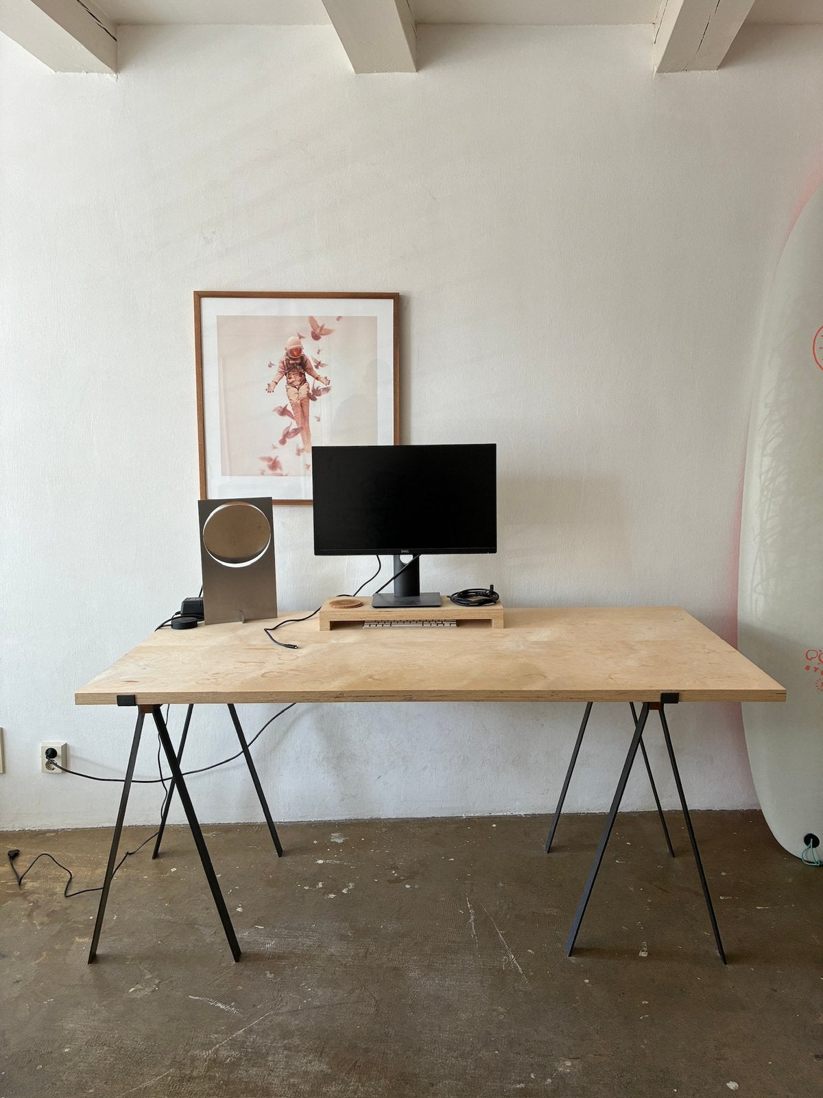 Frama Trestles Tafel Bureau Deens Design Bokje Schragen Desk, Ophalen, Gebruikt