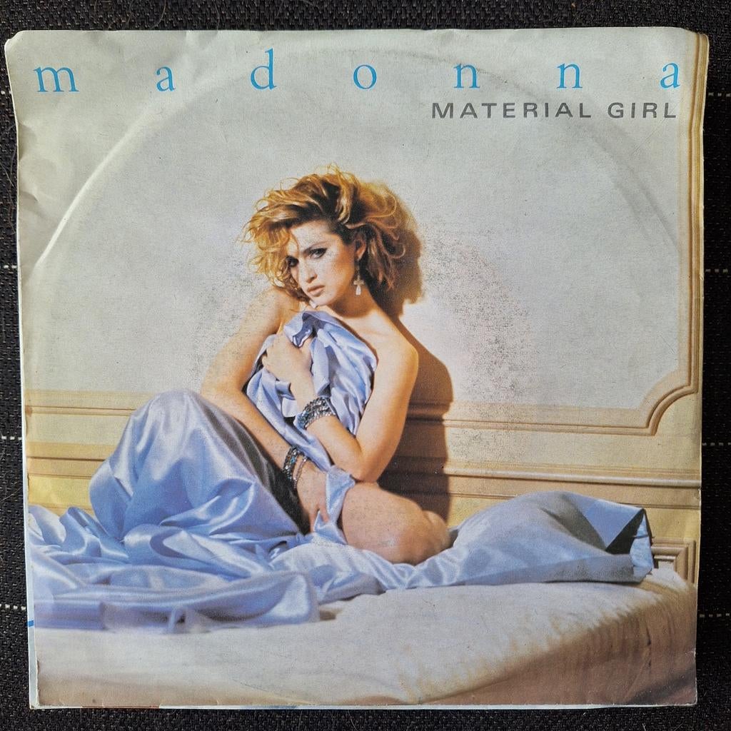Madonna Material girl, Cd's en Dvd's, Vinyl Singles, 7 inch, Single, Ophalen of Verzenden, Zo goed als nieuw