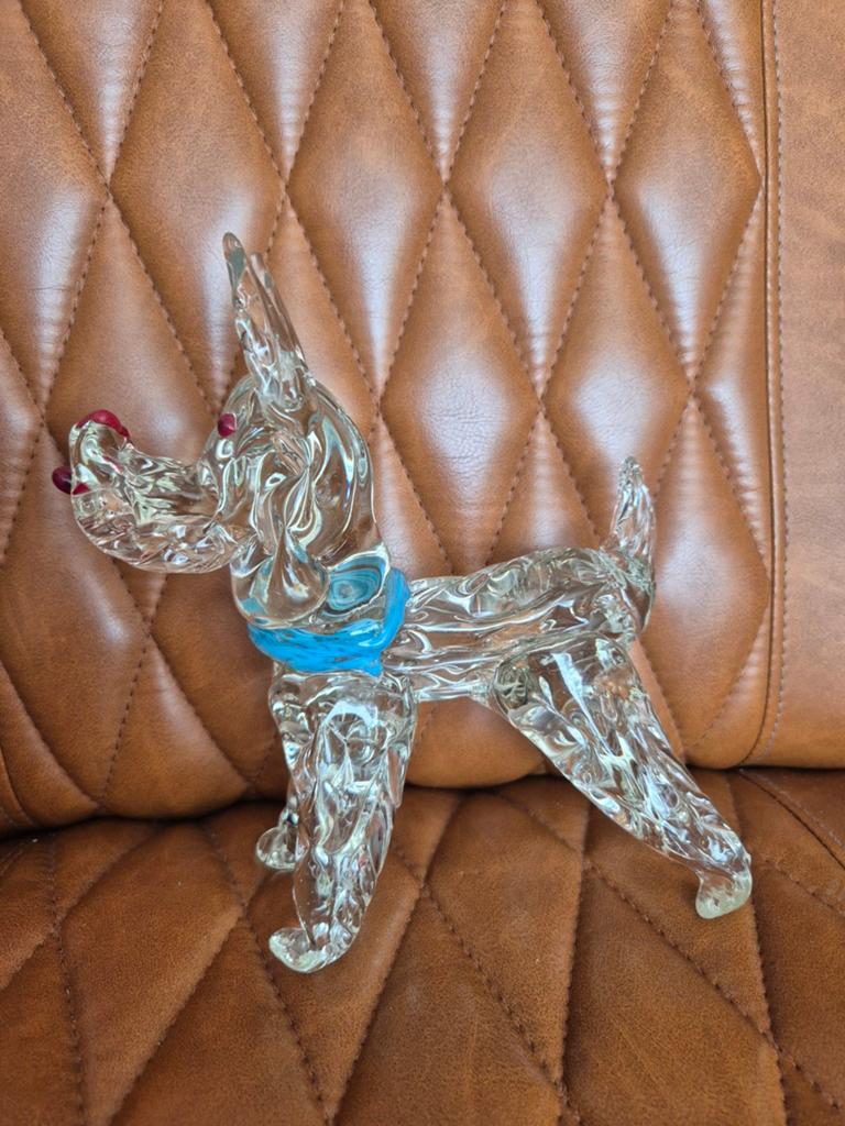 Murano glazen hondje - Uniek verzamelobject, Ophalen of Verzenden