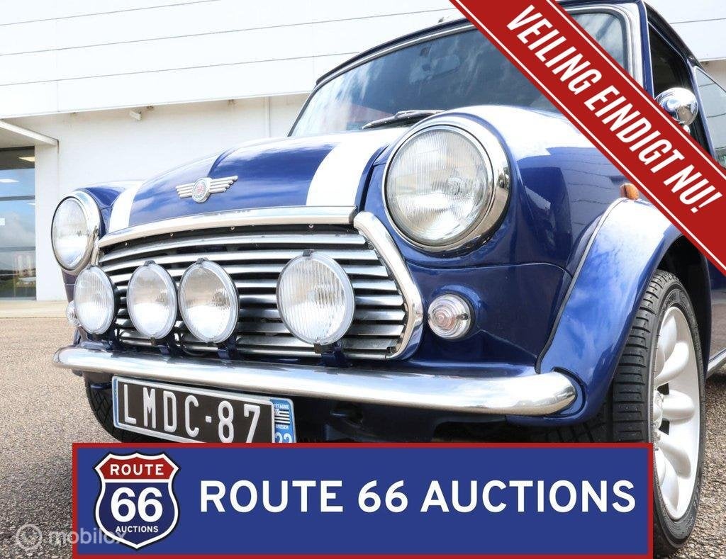 Mini Cooper 1.3 MPI | 1998 | Route 66 Auctions, Auto's, Overige carrosserieën, Zwart, Bedrijf, Handgeschakeld