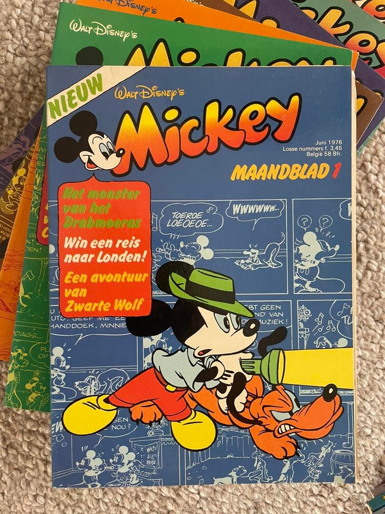 Mickey mouse stripboeken, Ophalen of Verzenden, Gelezen