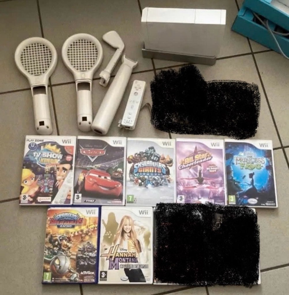 WII Pakket met 7 spelletjes en accessoires, Ophalen of Verzenden, Gebruikt, Met 1 controller, Met games