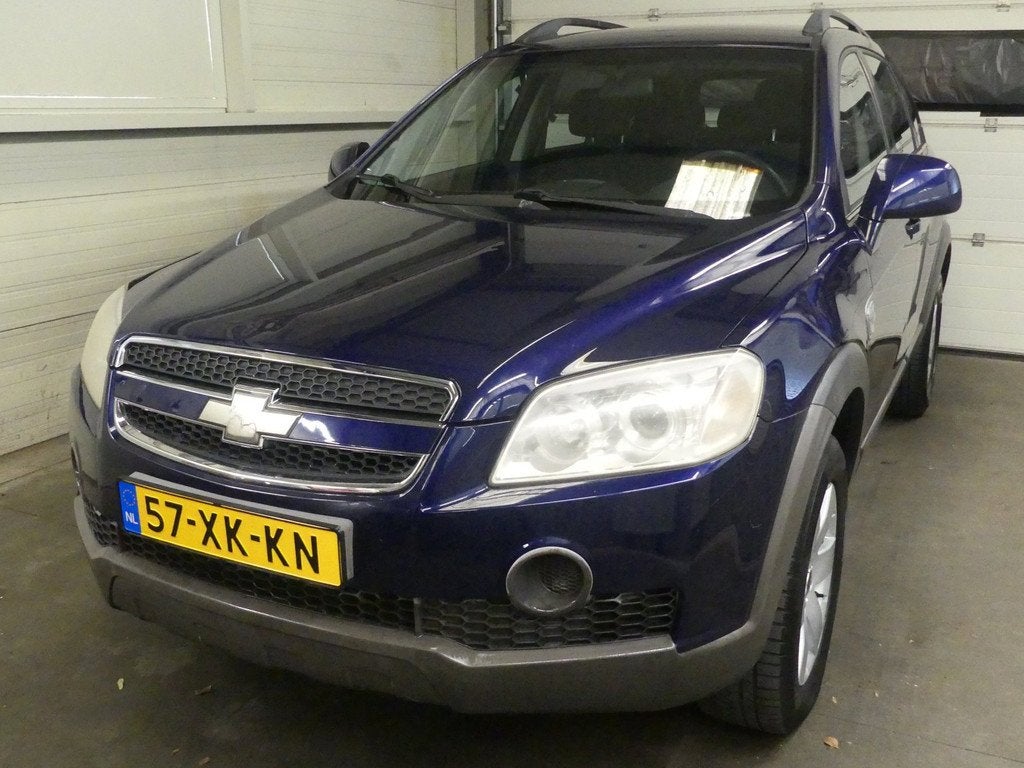 Chevrolet Captiva 2.4i Class - Trekhaak - 7Pers, Auto's, Chevrolet, 1660 kg, Gebruikt, Zwart, 4 cilinders