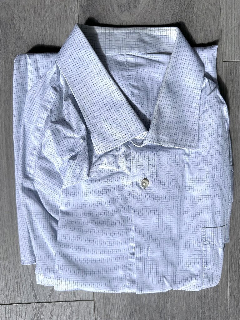 Goed Als Nieuw THOMAS MASON Overhemd, Maat 4XL/5XL, Lange Mo, Kleding | Heren, Wit, Ophalen of Verzenden, Zo goed als nieuw, Overige halswijdtes